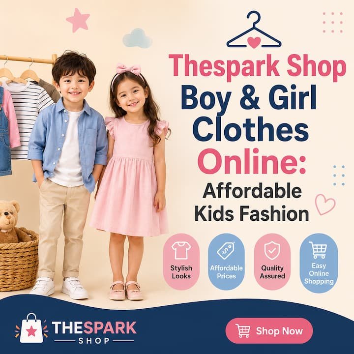 Thespark Shop Boy & Girl Clothes Online: Affordable Kids Fashion Banner